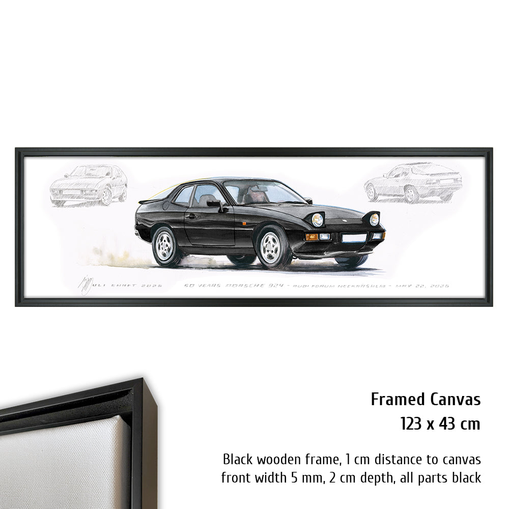 #1457 50 Years Porsche 924 (Black)