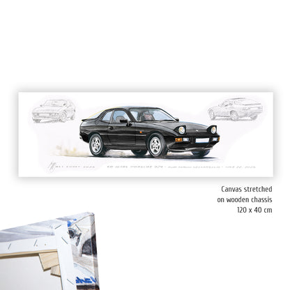 #1457 50 Years Porsche 924 (Black)