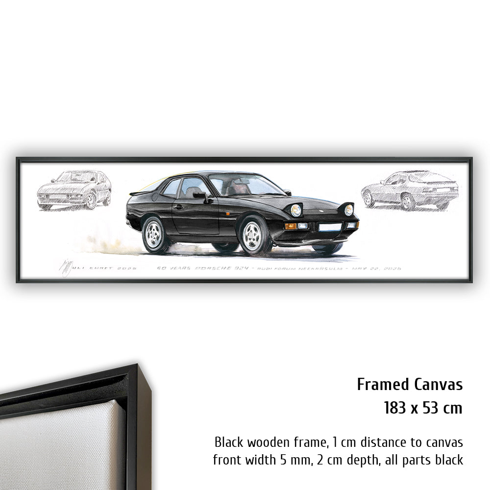 #1457 50 Years Porsche 924 (Black)