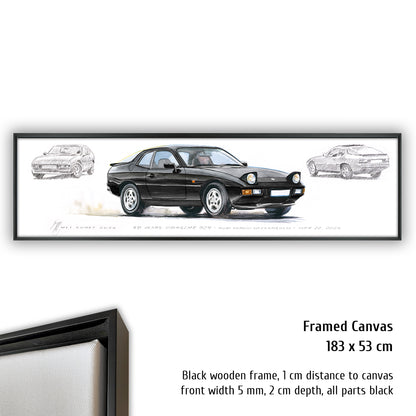 #1457 50 Years Porsche 924 (Black)