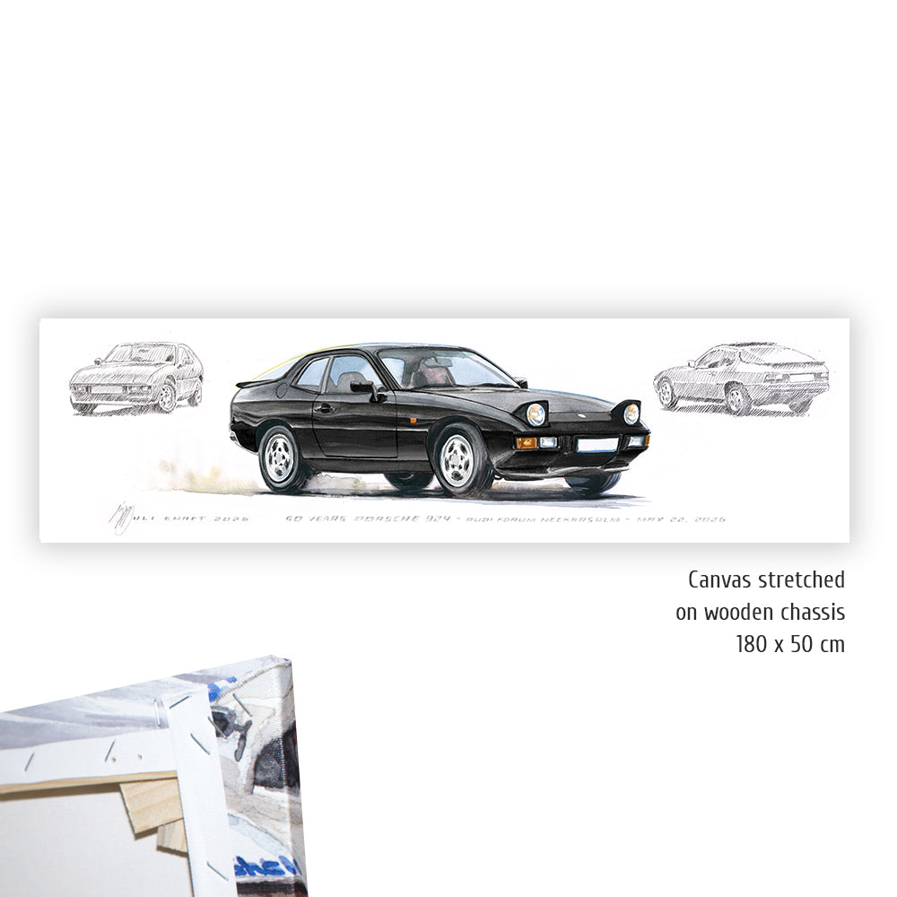 #1457 50 Years Porsche 924 (Black)
