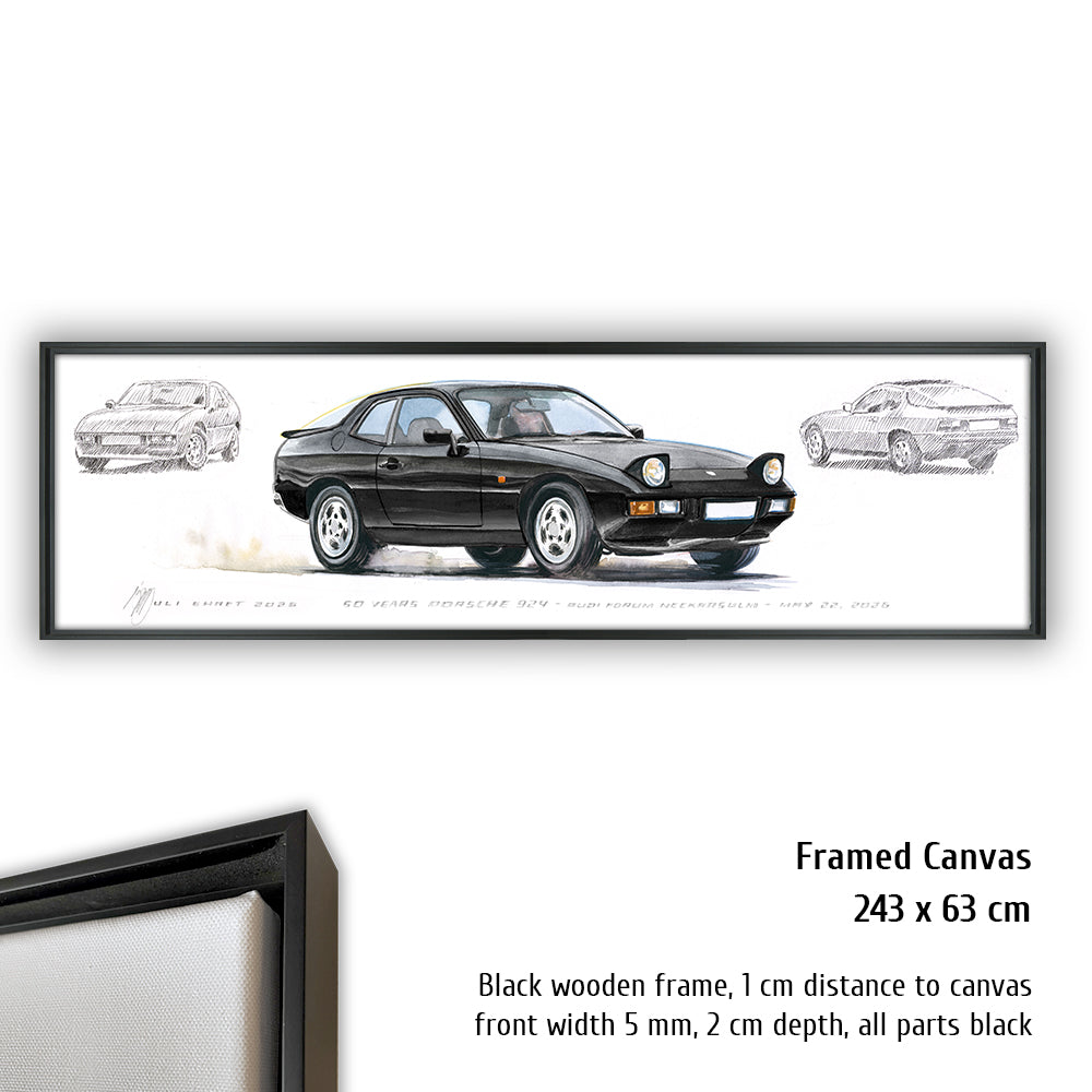 #1457 50 Years Porsche 924 (Black)