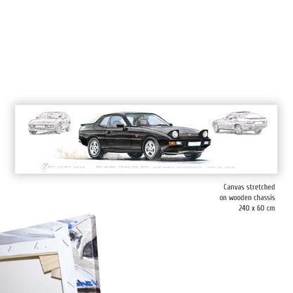 #1457 50 Years Porsche 924 (Black)