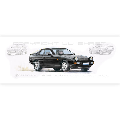 #1457 50 Years Porsche 924 (Black)