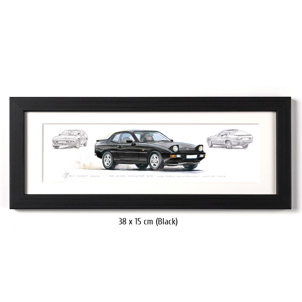 #1457 50 Years Porsche 924 (Black)