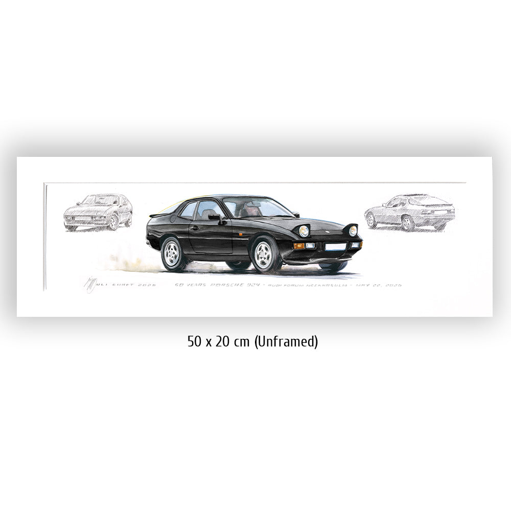 #1457 50 Years Porsche 924 (Black)