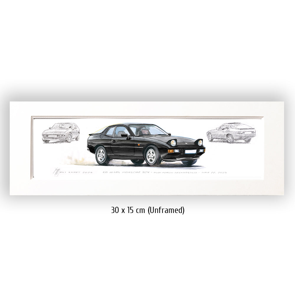 #1457 50 Years Porsche 924 (Black)