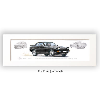 #1457 50 Years Porsche 924 (Black)