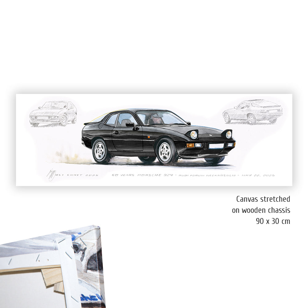 #1457 50 Years Porsche 924 (Black)
