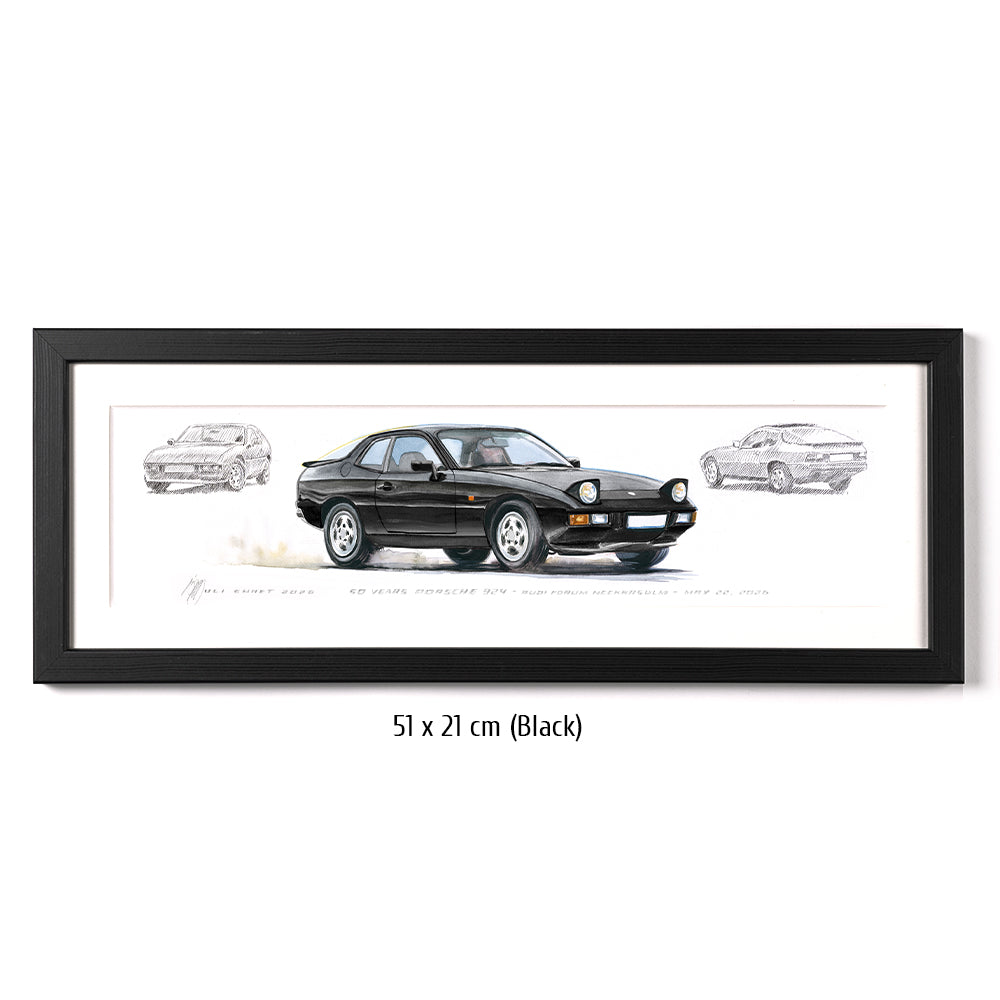 #1457 50 Years Porsche 924 (Black)