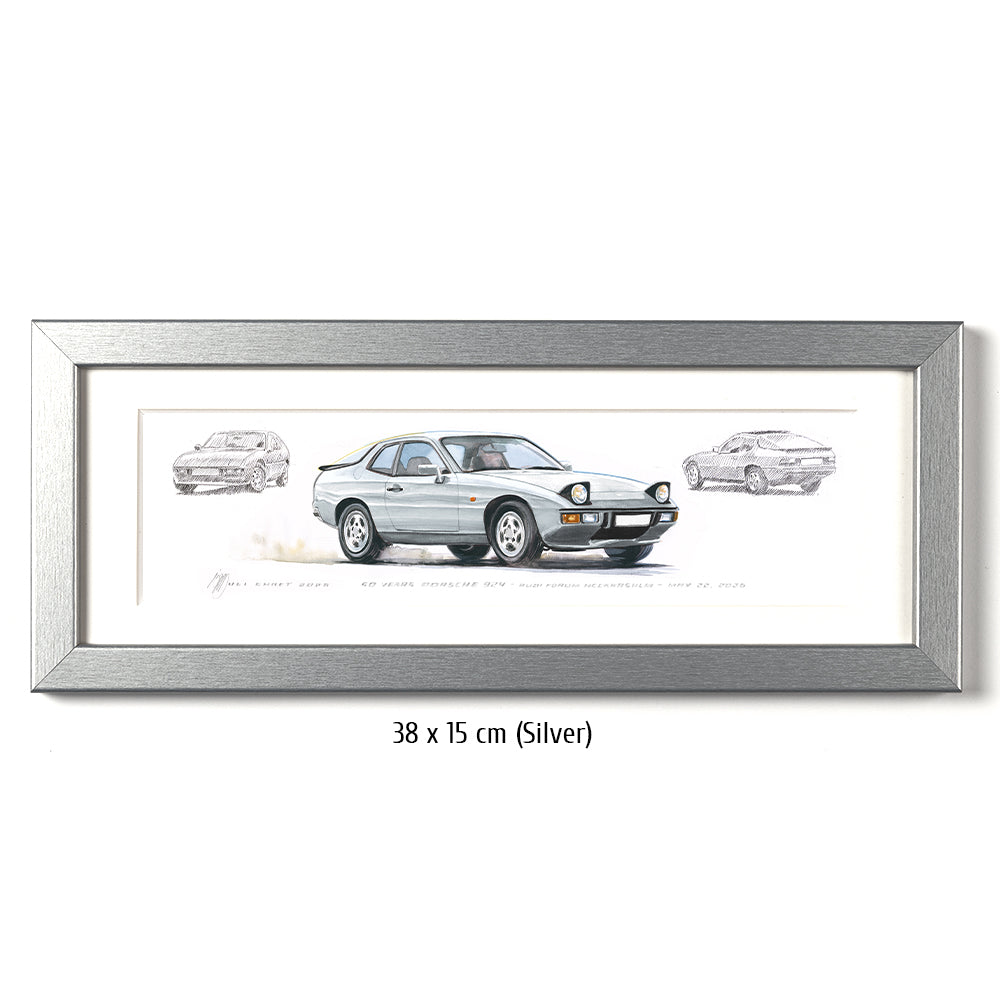 #1458 50 Years Porsche 924 (Silver)
