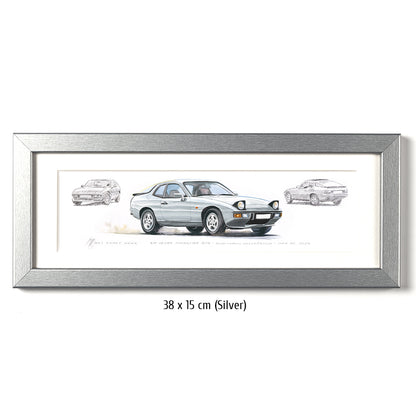 #1458 50 Years Porsche 924 (Silver)