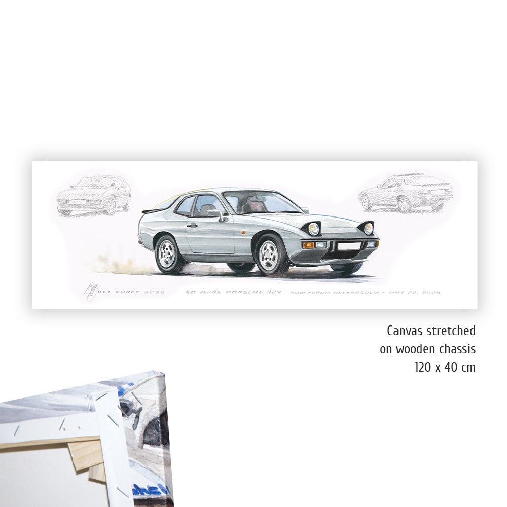 #1458 50 Years Porsche 924 (Silver)