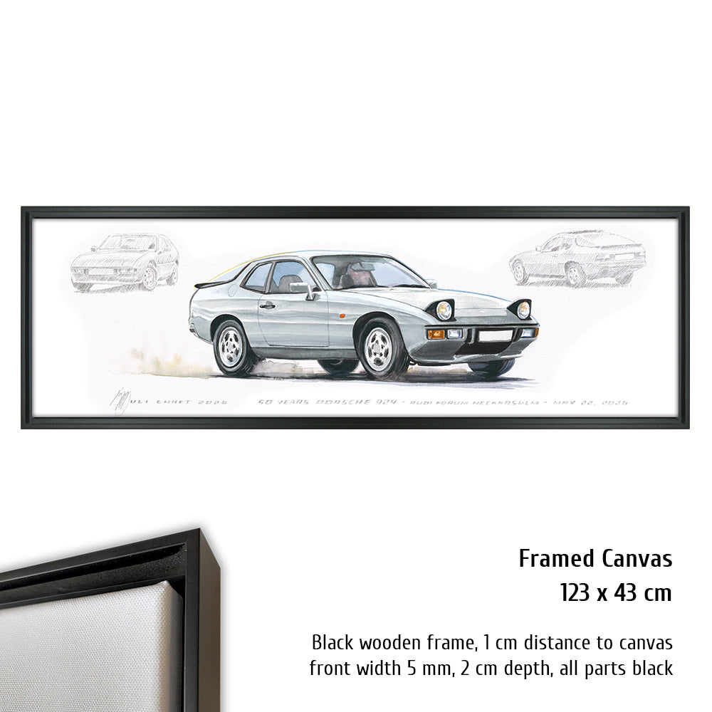 #1458 50 Years Porsche 924 (Silver)