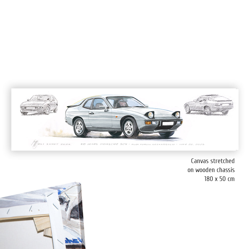#1458 50 Years Porsche 924 (Silver)