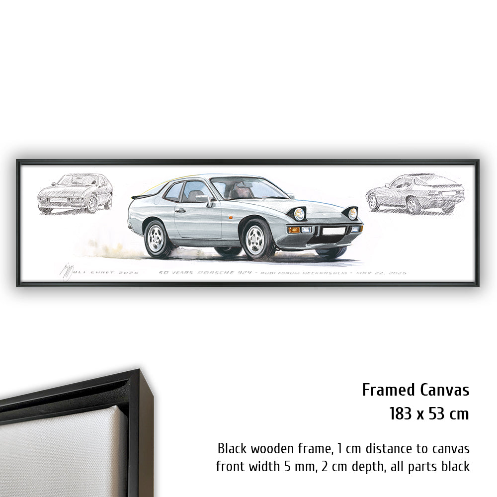 #1458 50 Years Porsche 924 (Silver)