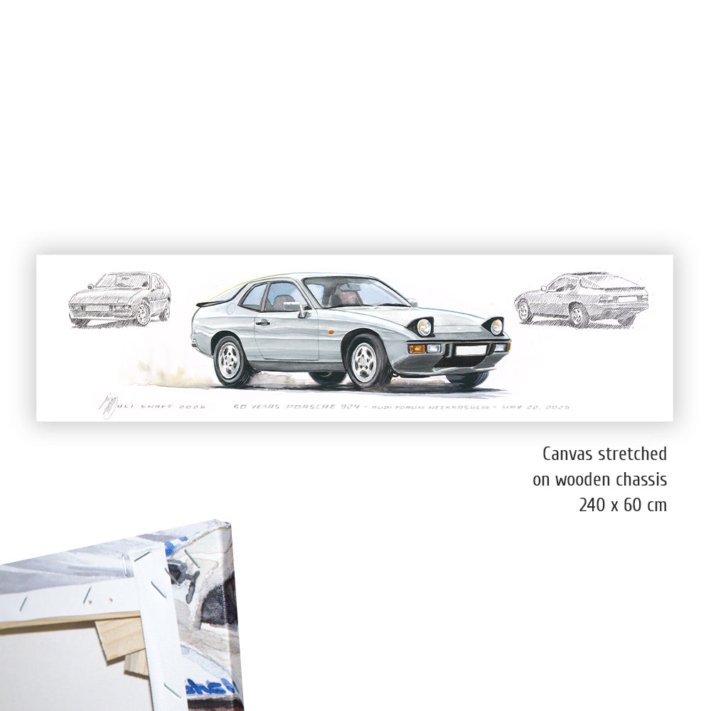 #1458 50 Years Porsche 924 (Silver)