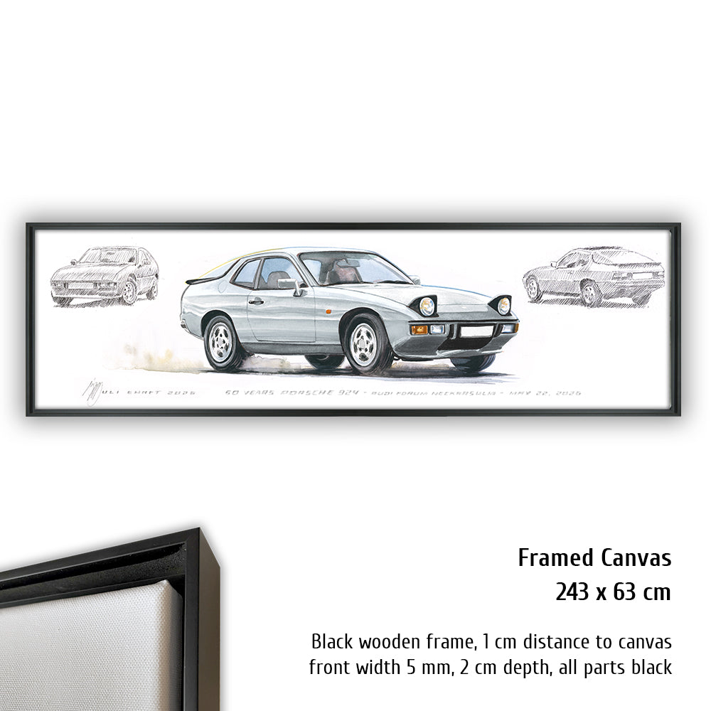 #1458 50 Years Porsche 924 (Silver)