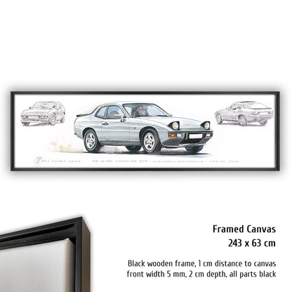 #1458 50 Years Porsche 924 (Silver)