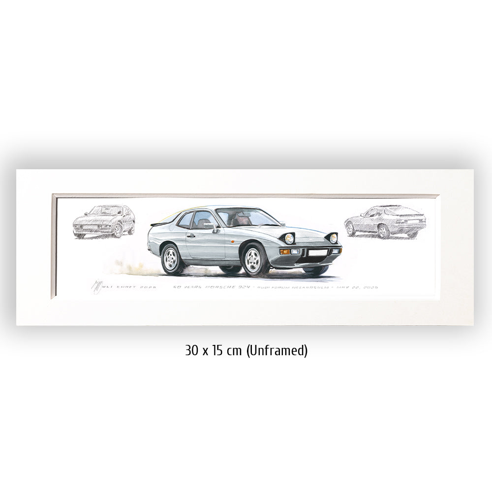 #1458 50 Years Porsche 924 (Silver)