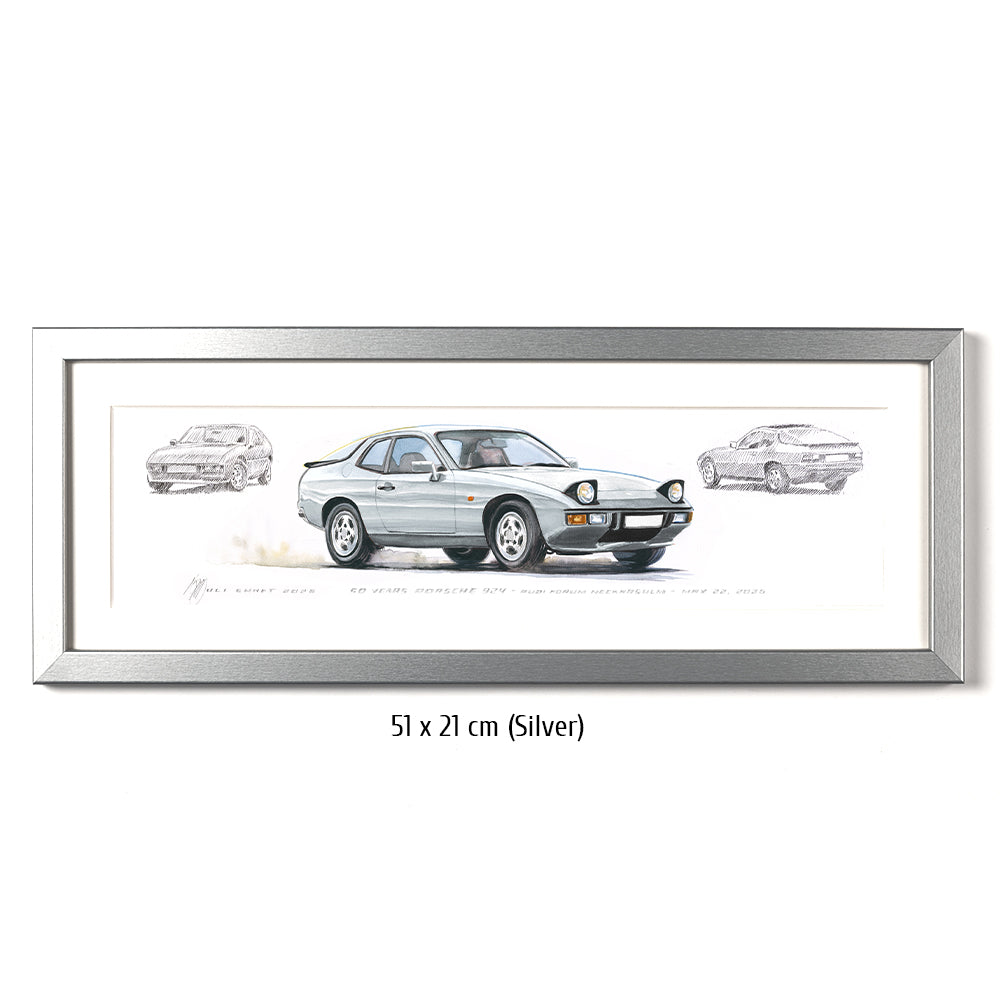 #1458 50 Years Porsche 924 (Silver)