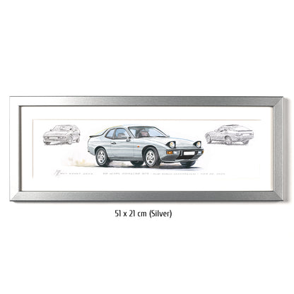 #1458 50 Years Porsche 924 (Silver)