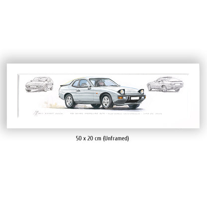 #1458 50 Years Porsche 924 (Silver)