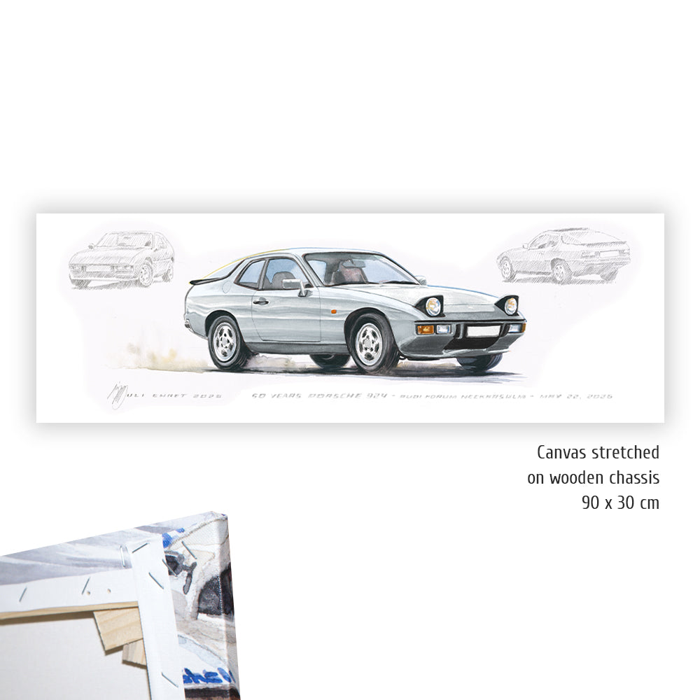#1458 50 Years Porsche 924 (Silver)