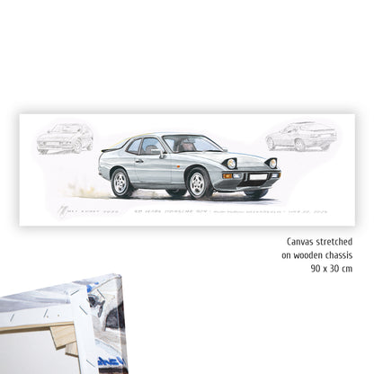 #1458 50 Years Porsche 924 (Silver)