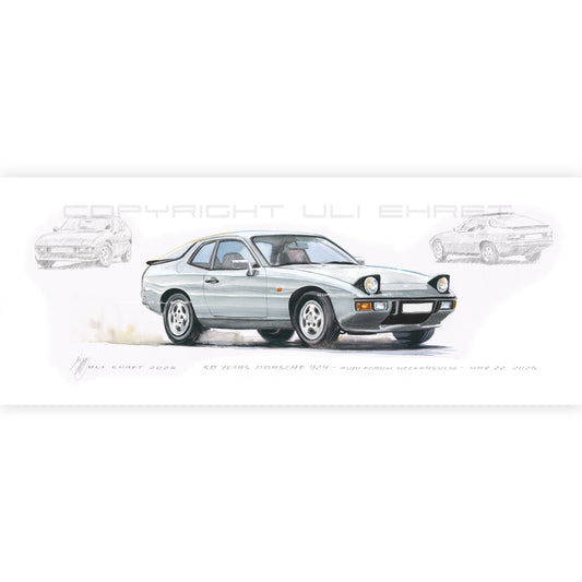#1458 50 Years Porsche 924 (Silver)