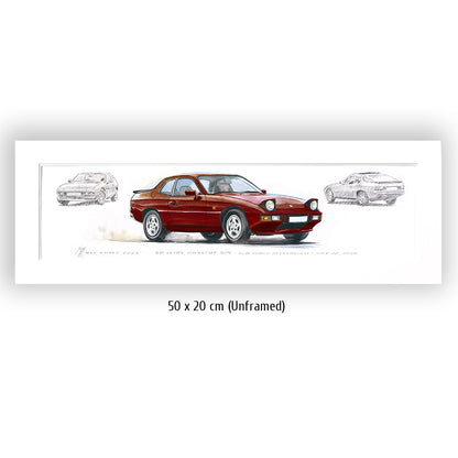 #1459 50 Years Porsche 924 (Malaga Red)