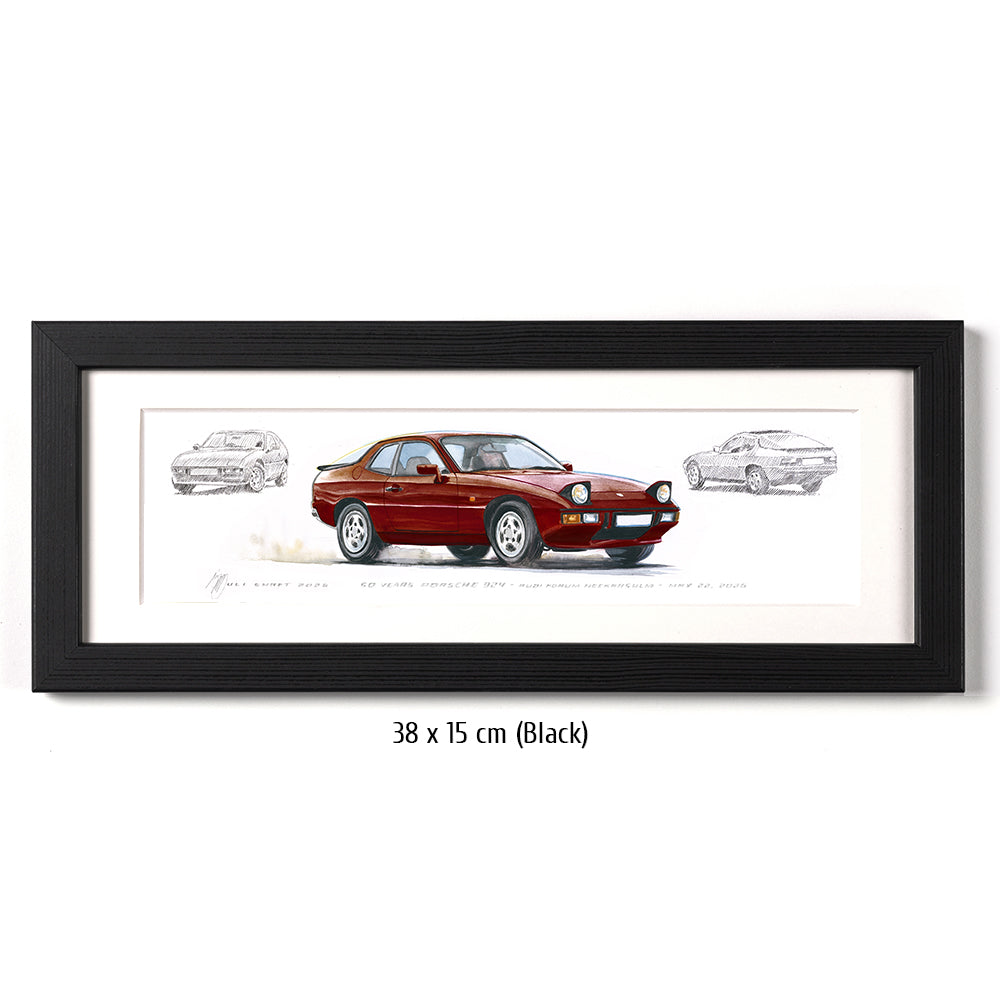#1459 50 Years Porsche 924 (Malaga Red)