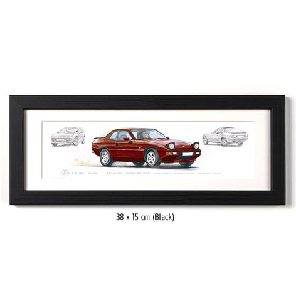 #1459 50 Years Porsche 924 (Malaga Red)