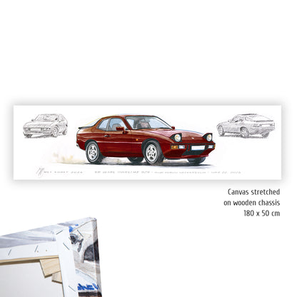 #1459 50 Years Porsche 924 (Malaga Red)