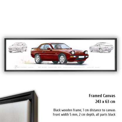 #1459 50 Years Porsche 924 (Malaga Red)