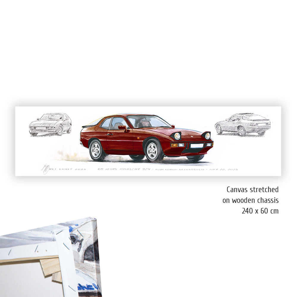#1459 50 Years Porsche 924 (Malaga Red)