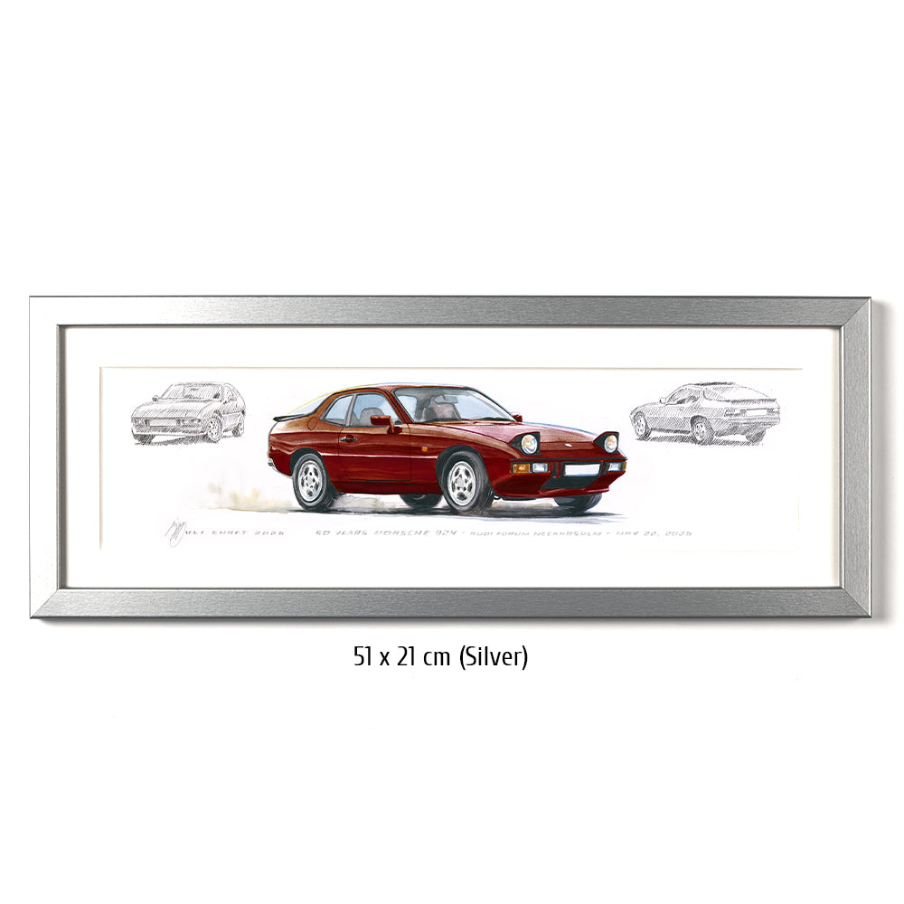 #1459 50 Years Porsche 924 (Malaga Red)