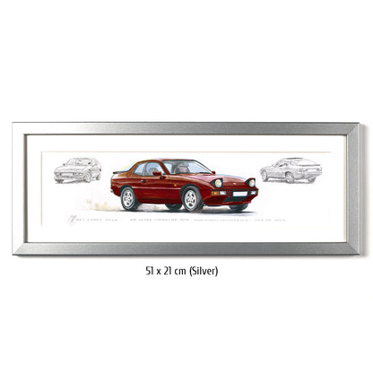 #1459 50 Years Porsche 924 (Malaga Red)