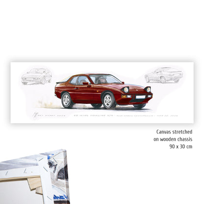 #1459 50 Years Porsche 924 (Malaga Red)