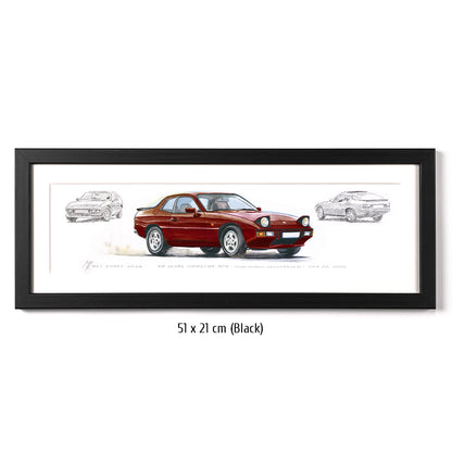 #1459 50 Years Porsche 924 (Malaga Red)