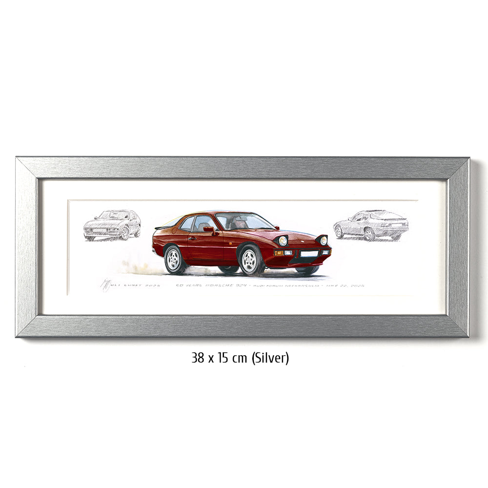 #1459 50 Years Porsche 924 (Malaga Red)