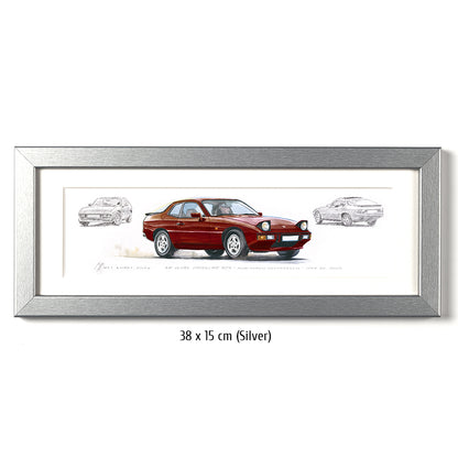 #1459 50 Years Porsche 924 (Malaga Red)