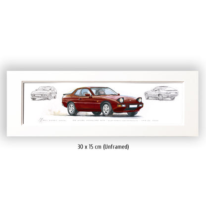 #1459 50 Years Porsche 924 (Malaga Red)