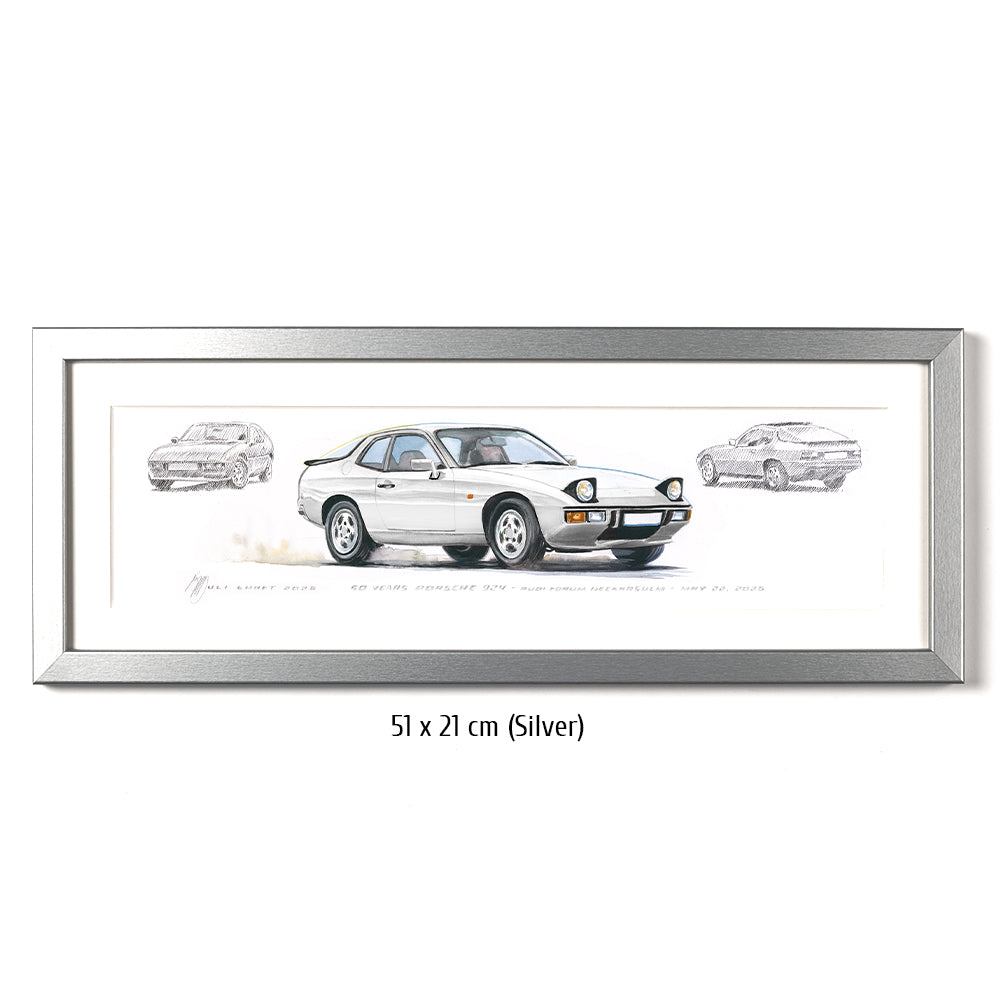 #1461 50 Years Porsche 924 (White)