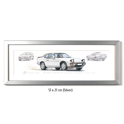#1461 50 Years Porsche 924 (White)