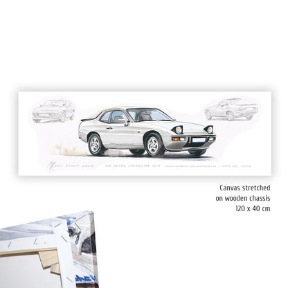 #1461 50 Years Porsche 924 (White)