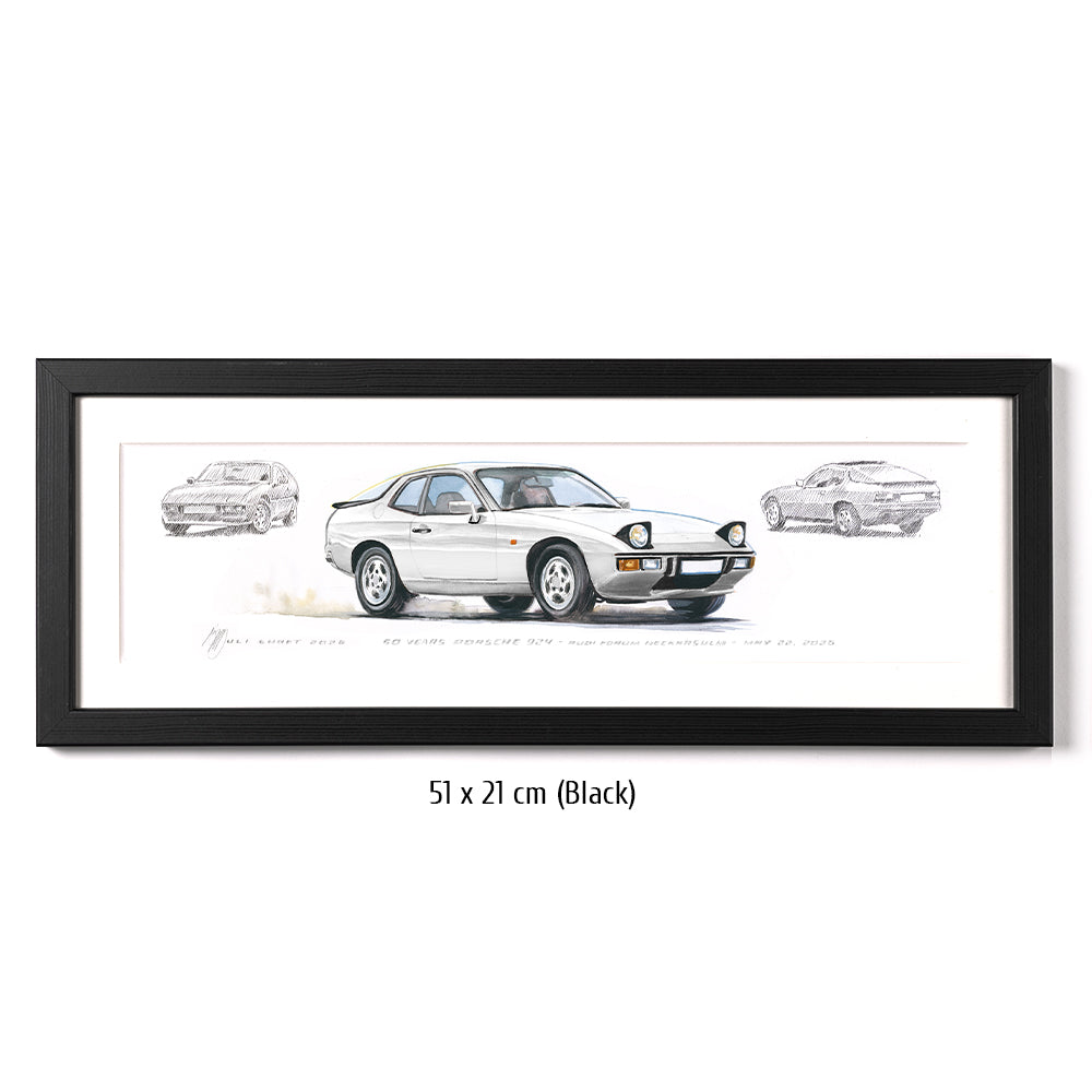 #1461 50 Years Porsche 924 (White)