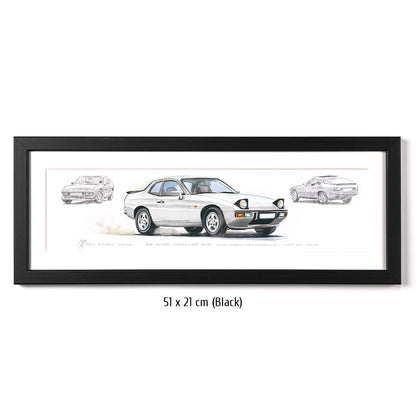 #1461 50 Years Porsche 924 (White)