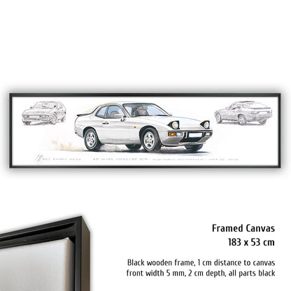 #1461 50 Years Porsche 924 (White)