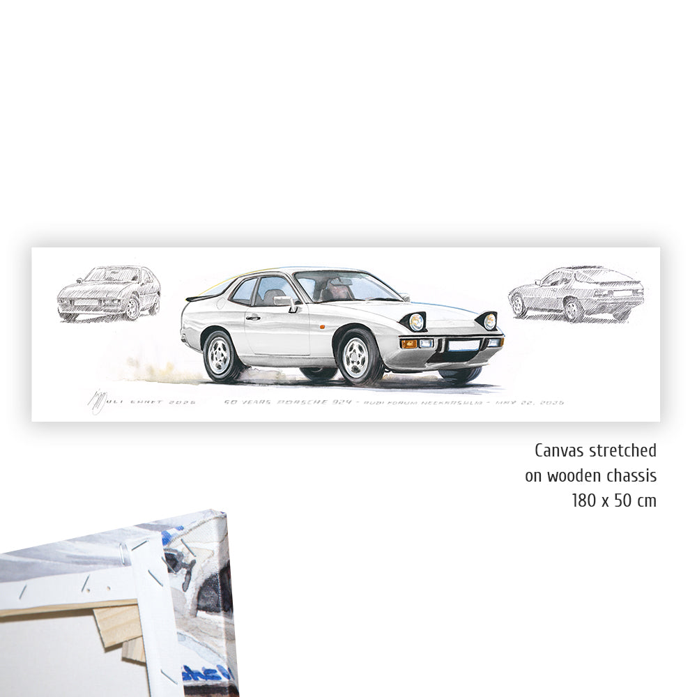 #1461 50 Years Porsche 924 (White)